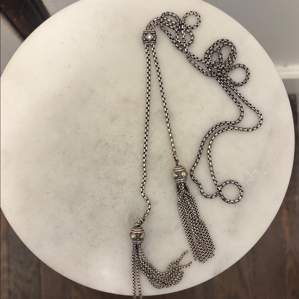 David Yurman Authentic Renaissance Tassel Necklace *authentic* - Picture 10 of 16